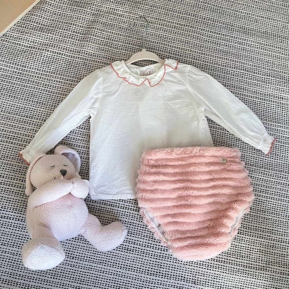 Paz Rodríguez Bloomers & matching blouse
